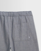 Kurt - Light Blue Herringbone Cotton Shorts