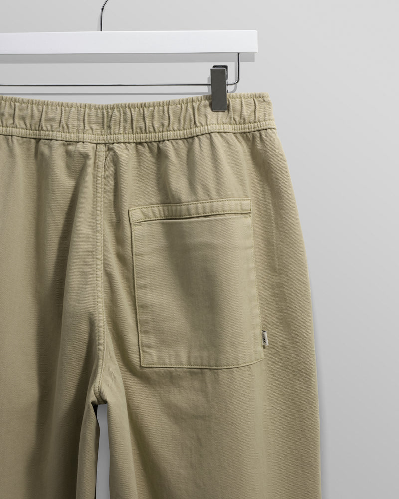 wax london Kurt - Light Khaki Longer Leg Organic Cotton Trousers