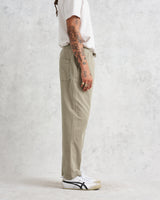 wax london Kurt - Light Khaki Longer Leg Organic Cotton Trousers