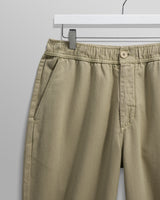 wax london men's Kurt - Light Khaki Organic Cotton Trousers