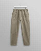 wax london Kurt - Light Khaki Organic Cotton Trousers