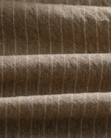 wax london men's Kurt - Natural Chalk Stripe Shorts