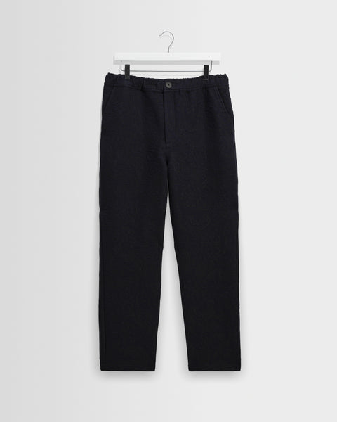 Kurt - Navy And Black Tonal Jacquard Trouser