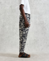 wax london Kurt - Navy And Ecru Beach Jacquard Trousers