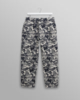 wax london Kurt - Navy And Ecru Beach Jacquard Trousers