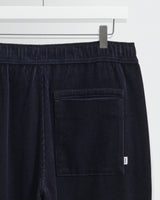 wax london men's Kurt - Navy Cotton Corduroy Trouser