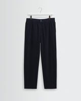 wax london men's Kurt - Navy Cotton Corduroy Trouser