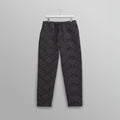 Kurt - Navy Diamond Stitch Jacquard Trousers