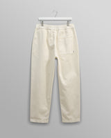 wax london Kurt - Off White Heavyweight Organic Cotton Trousers