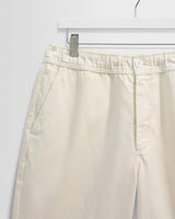 wax london men's Kurt - Off White Organic Cotton Trousers