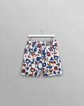Kurt - Red And Blue Spin Jacquard Shorts