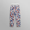 Kurt - Red And Blue Spin Jacquard Trousers