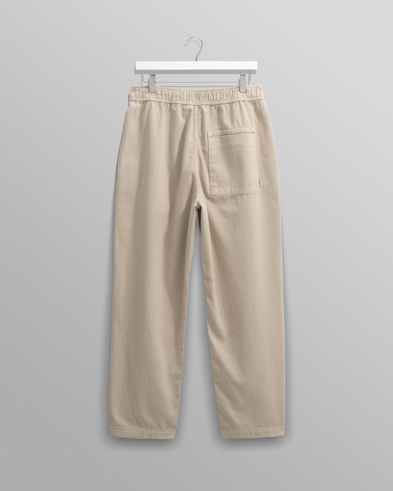 wax london Kurt - Stone Organic Cotton Trousers