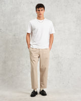 wax london Kurt - Stone Organic Cotton Trousers