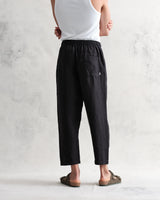 wax london Kurt Trousers Black Linen