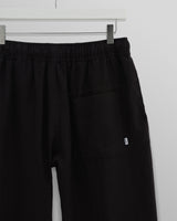 wax london Kurt Trousers Black Linen