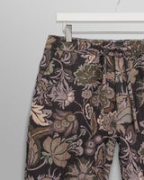 wax london Kurt Trousers Brown/Multi Botanical Jacquard