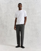 wax london Kurt Trousers Charcoal Seersucker