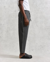 wax london Kurt Trousers Charcoal Seersucker