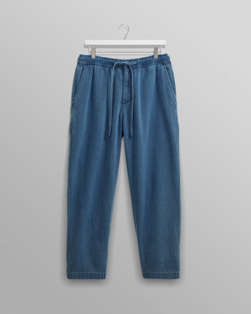 wax london Kurt Trousers Light Wash Indigo