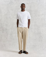 wax london Kurt Trousers Stone Seersucker