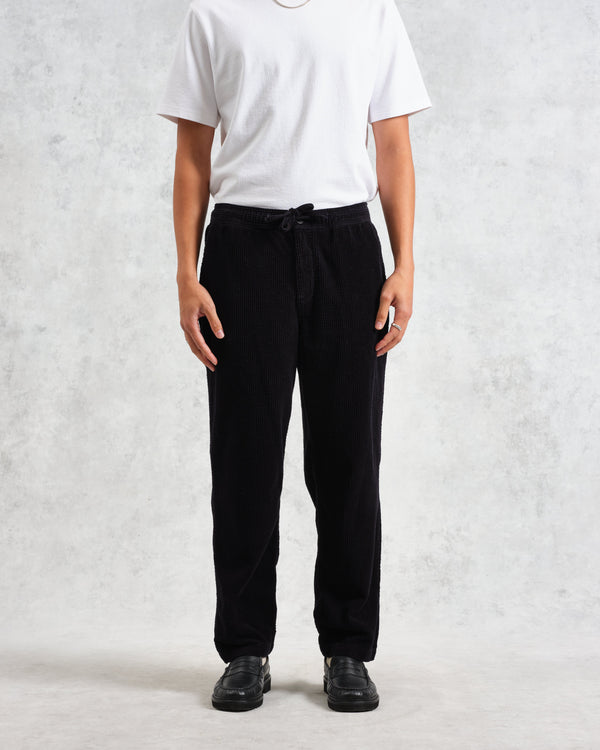 wax london Kyle - Navy Jumbo Corduroy Trousers