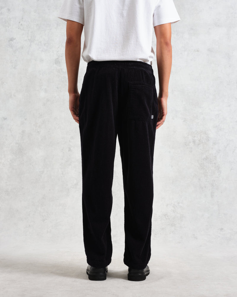 wax london Kyle - Navy Jumbo Corduroy Trousers