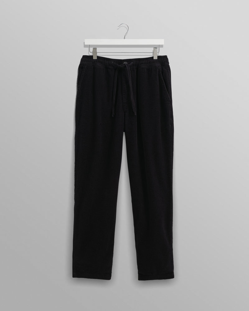 wax london Kyle - Navy Jumbo Corduroy Trousers