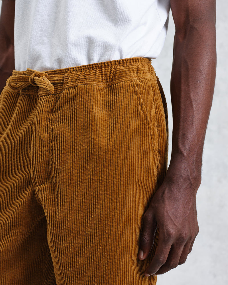 wax london Kyle - Ochre Jumbo Corduroy Trousers