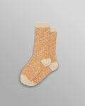 Land - Orange Slub Cotton Socks