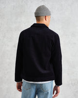 wax london Landmark - Navy Corduroy Chore Jacket