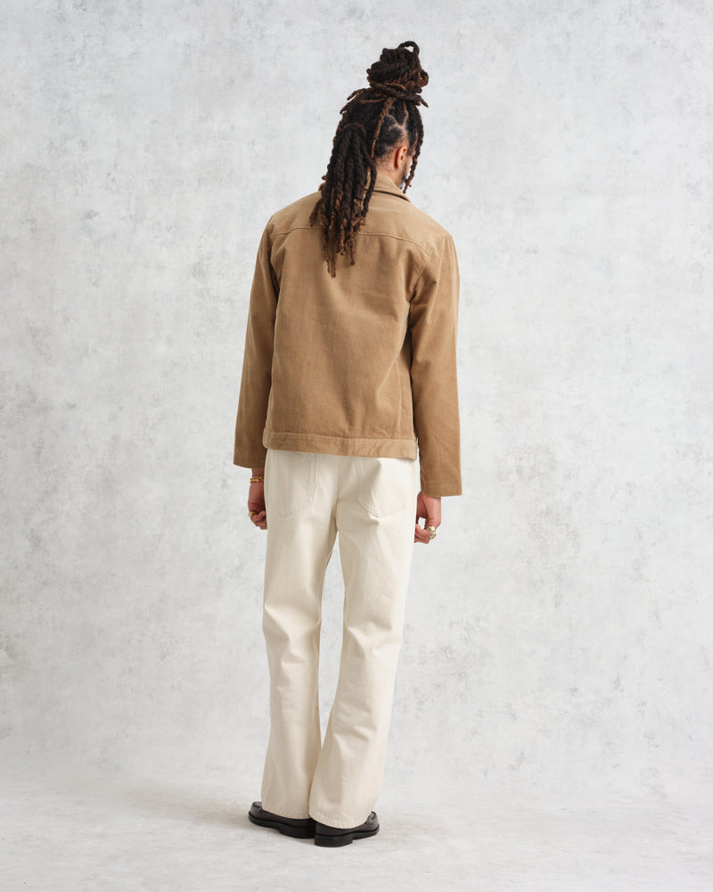 wax london Landmark - Sand Corduroy Chore Jacket