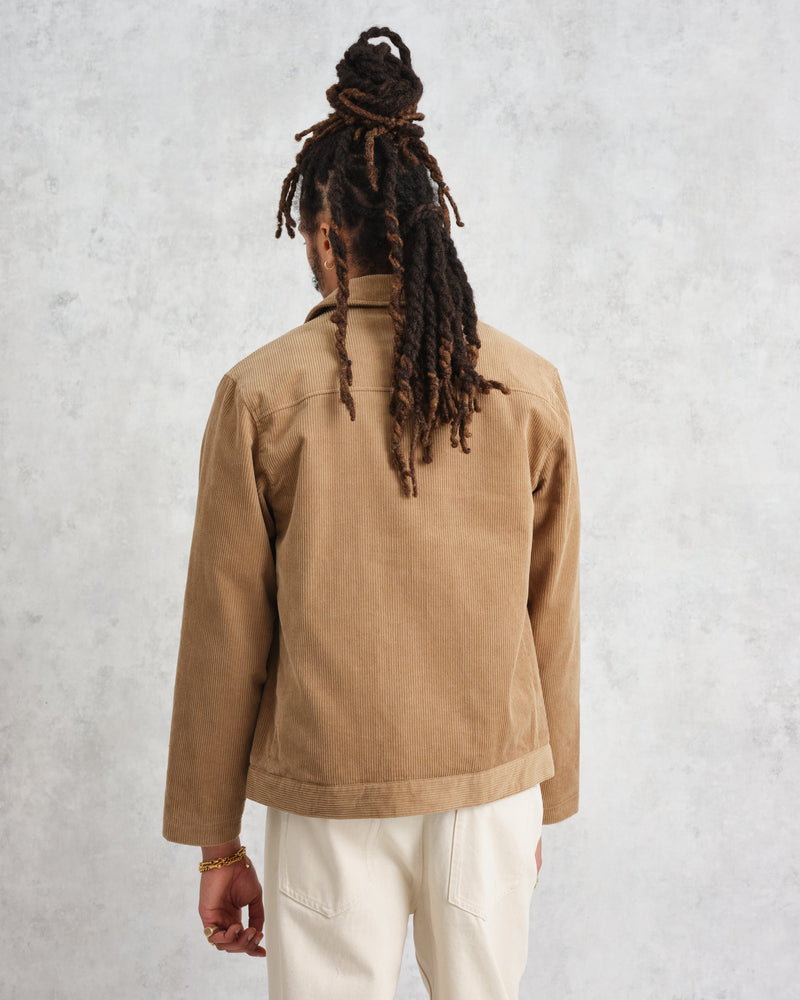 wax london Landmark - Sand Corduroy Chore Jacket