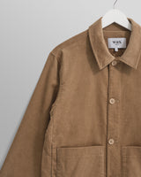 wax london Landmark - Sand Corduroy Chore Jacket