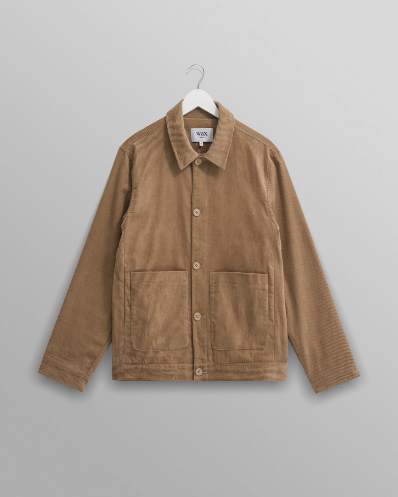 wax london Landmark - Sand Corduroy Chore Jacket