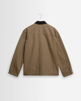 wax london men's Landor - Light Khaki Canvas Jacket
