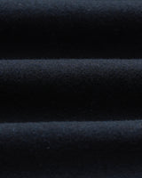 wax london men's Lomond - Navy Heavy Wool Overshirt