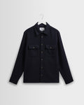 Lomond - Navy Heavy Wool Overshirt