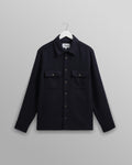 Lomond - Navy Heavy Wool Overshirt