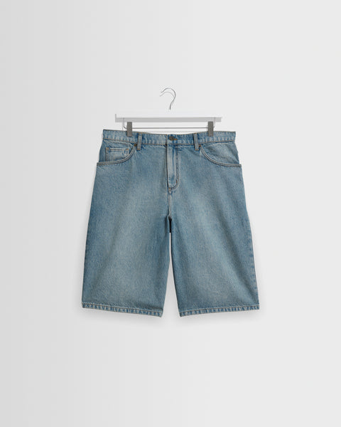 Luca - Vintage Blue Organic Cotton Denim Shorts
