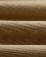 wax london men's Luca - Washed Beige Organic Cotton Denim Shorts