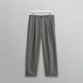 Malham - Charcoal Grey Pinstripe Wool Trousers