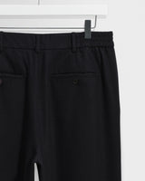 wax london men's Malham - Navy Wool Blend Trouser