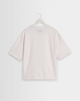 wax london men's Mark - Off White Compact Cotton Cropped T-Shirt