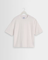 wax london men's Mark - Off White Compact Cotton Cropped T-Shirt