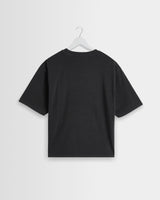 wax london men's Mark - Washed Black Compact Cotton Cropped T-Shirt