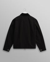 wax london men's Mason - Black Canvas Work Jacket