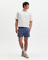 Mescal - Blue Cotton Seersucker Shorts