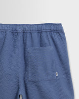 Mescal - Blue Cotton Seersucker Shorts