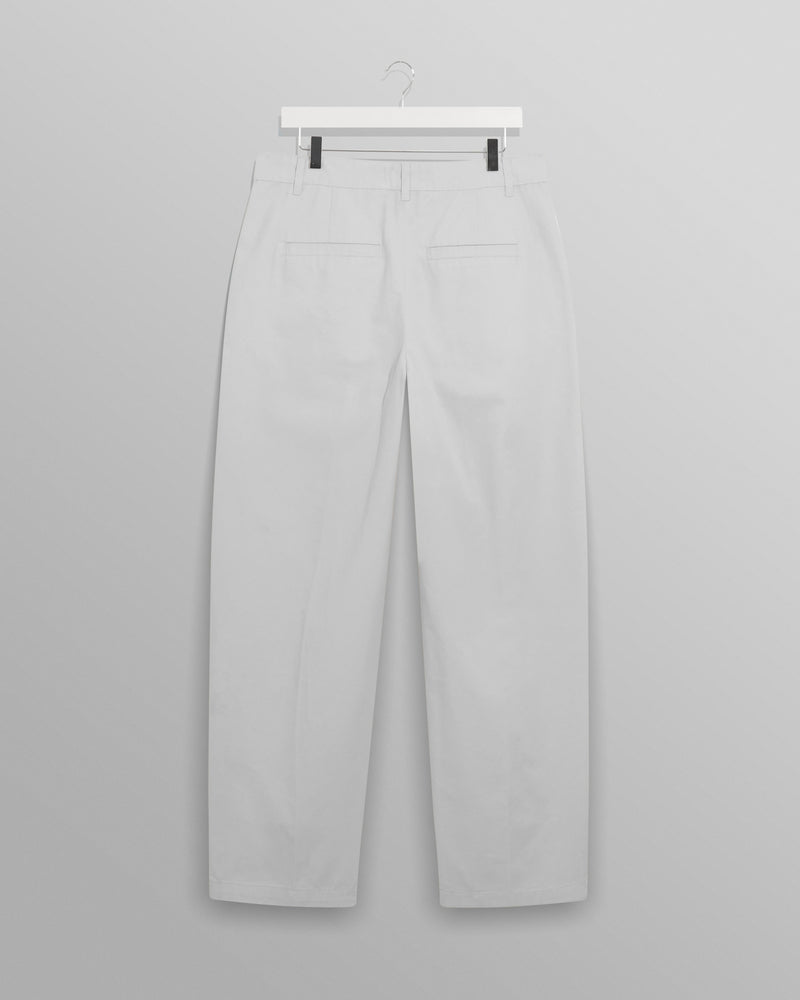 wax london Milo Trousers Off White Cotton Twill